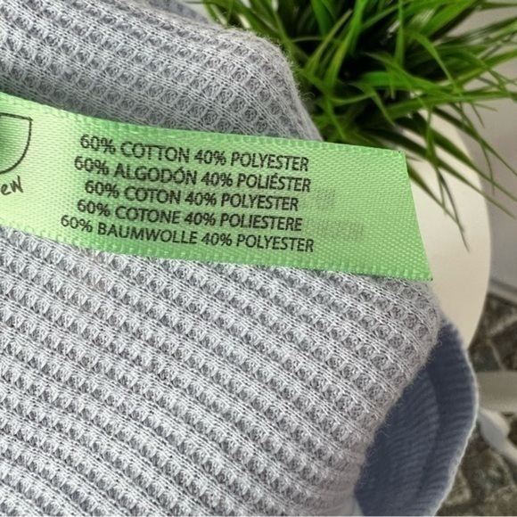 Honeydew Pajama Set Shorts Womens Blue Waffle Long Sleeve Size XS - Picture 7 of 7